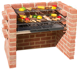 100% STAINLESS STEEL BBQ KIT BKB302 Plus Cover 90x39cm (4 brick)